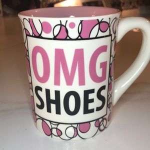OMG Shoes Mug by Laurie Veasey